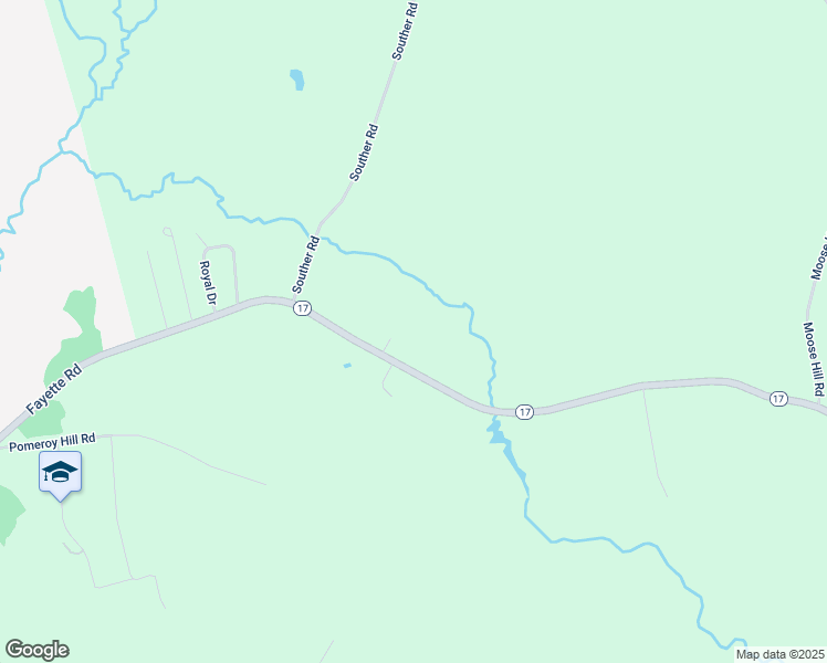 map of restaurants, bars, coffee shops, grocery stores, and more near 300 Fayette Road in Livermore Falls