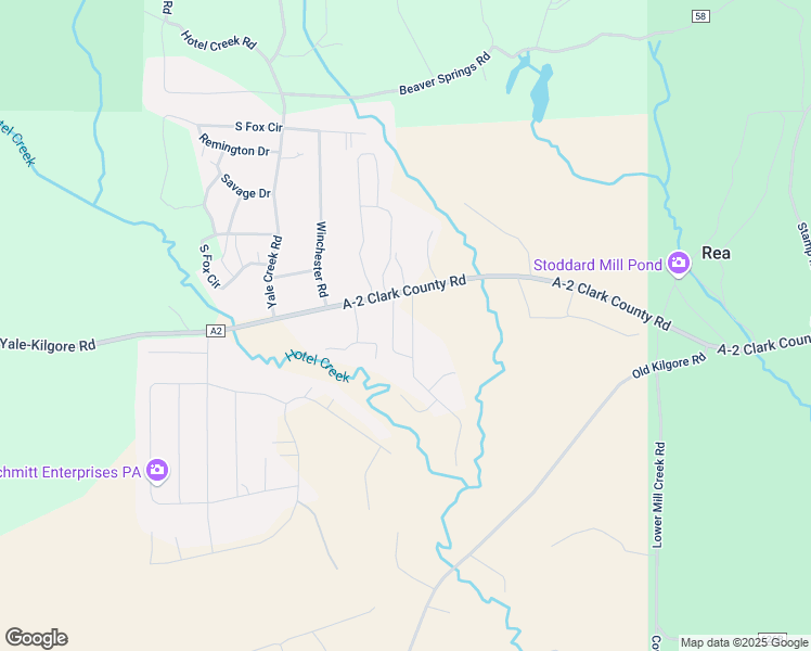 map of restaurants, bars, coffee shops, grocery stores, and more near 3591-3599 Kickapoo Lane in Island Park