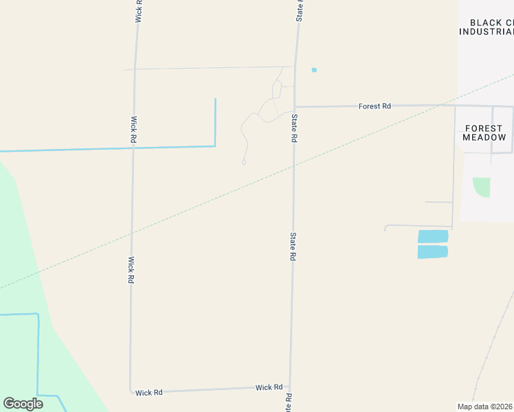 map of restaurants, bars, coffee shops, grocery stores, and more near N6323 State Road in Black Creek