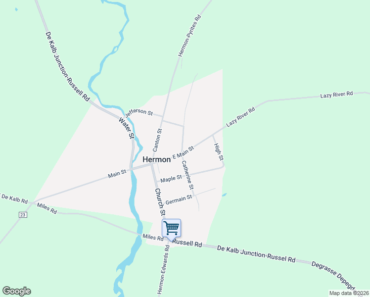 map of restaurants, bars, coffee shops, grocery stores, and more near 122 Main Street in Hermon