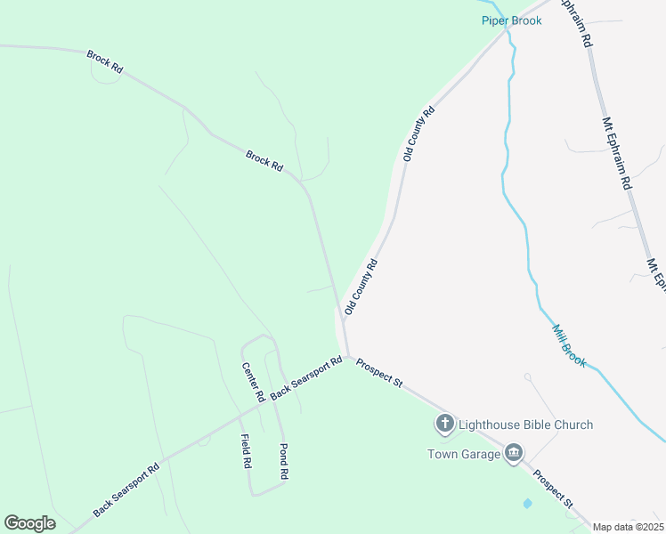 map of restaurants, bars, coffee shops, grocery stores, and more near 65 Brock Road in Searsport