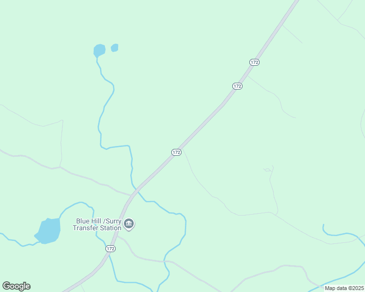 map of restaurants, bars, coffee shops, grocery stores, and more near 100 Maine 172 in Surry