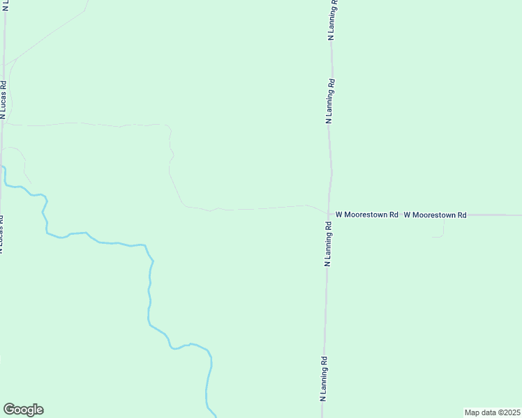 map of restaurants, bars, coffee shops, grocery stores, and more near West Moorestown Road in Manton