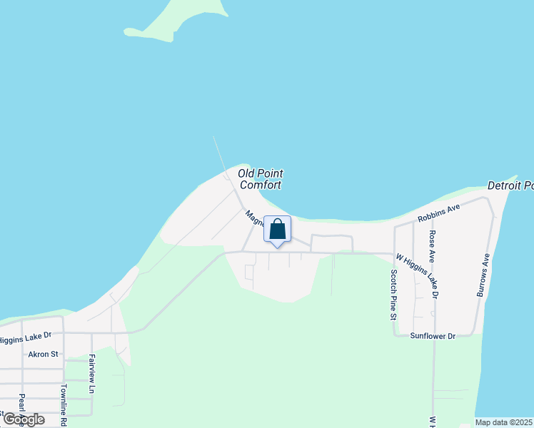 map of restaurants, bars, coffee shops, grocery stores, and more near 103 Magnolia Avenue in Roscommon
