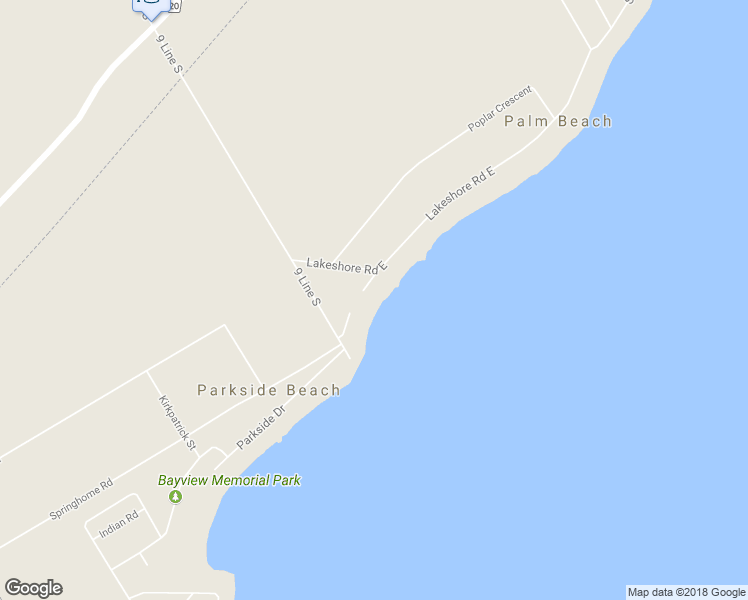 map of restaurants, bars, coffee shops, grocery stores, and more near 991 Lakeshore Road East in Hawkestone