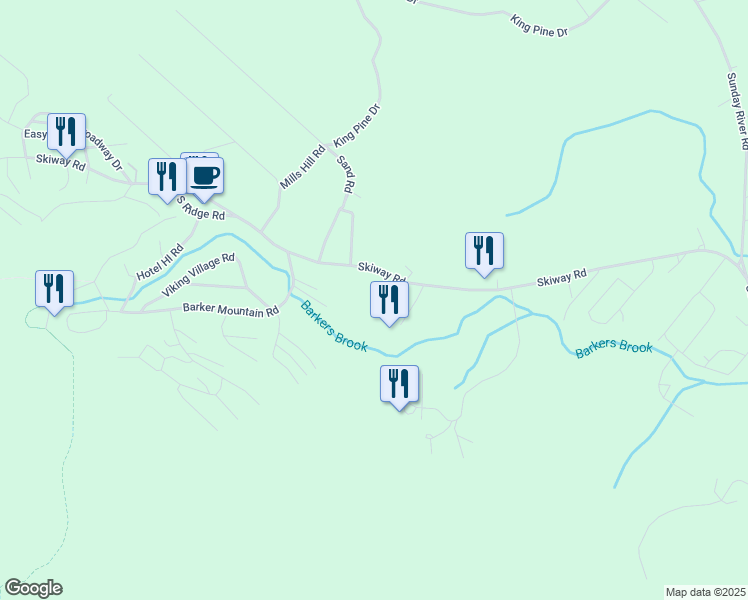 map of restaurants, bars, coffee shops, grocery stores, and more near 9 Snow Cap Road in Newry