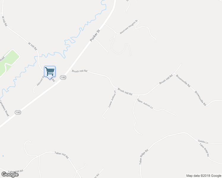 map of restaurants, bars, coffee shops, grocery stores, and more near 368 Brush Hill Rd in Stowe