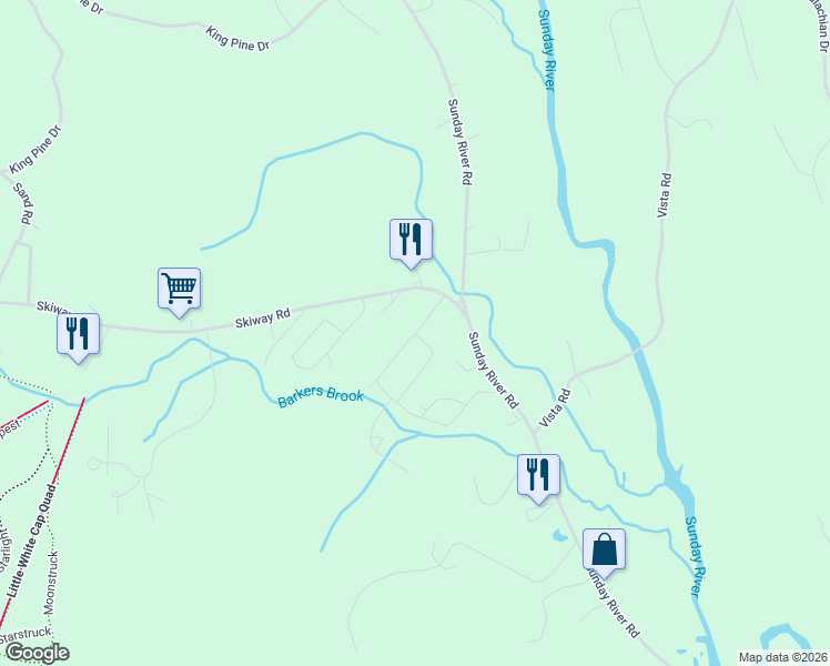 map of restaurants, bars, coffee shops, grocery stores, and more near 27 Follamsbee Road in Newry