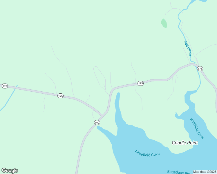 map of restaurants, bars, coffee shops, grocery stores, and more near 371 Bayview Road in Penobscot