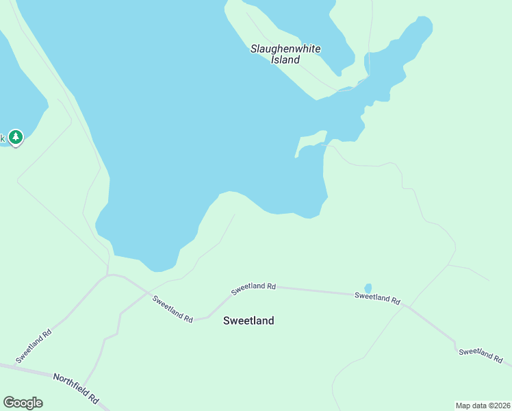 map of restaurants, bars, coffee shops, grocery stores, and more near Sweetland Road in Lunenburg