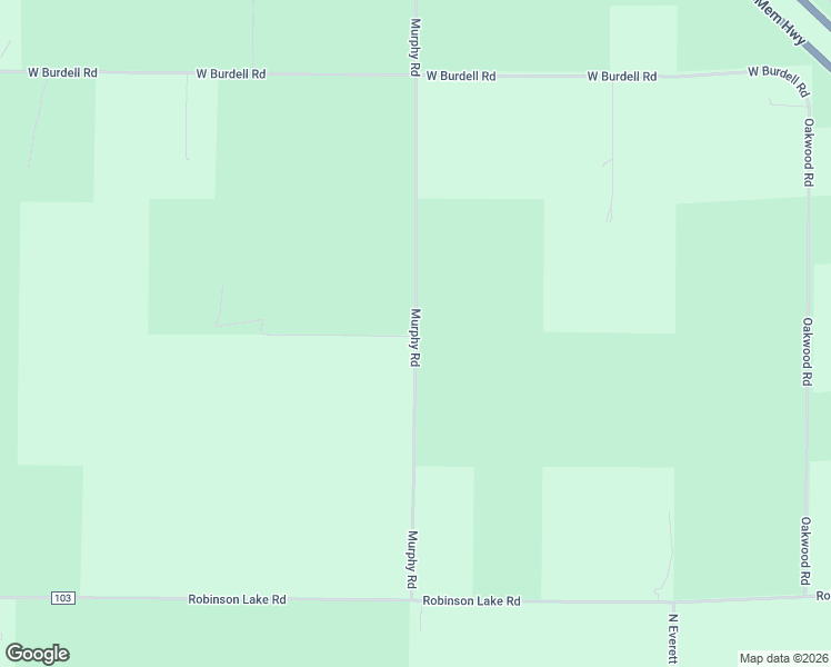 map of restaurants, bars, coffee shops, grocery stores, and more near 9754 Murphy Road in Roscommon