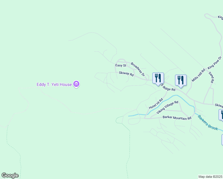 map of restaurants, bars, coffee shops, grocery stores, and more near 376 Skiway Road in Newry