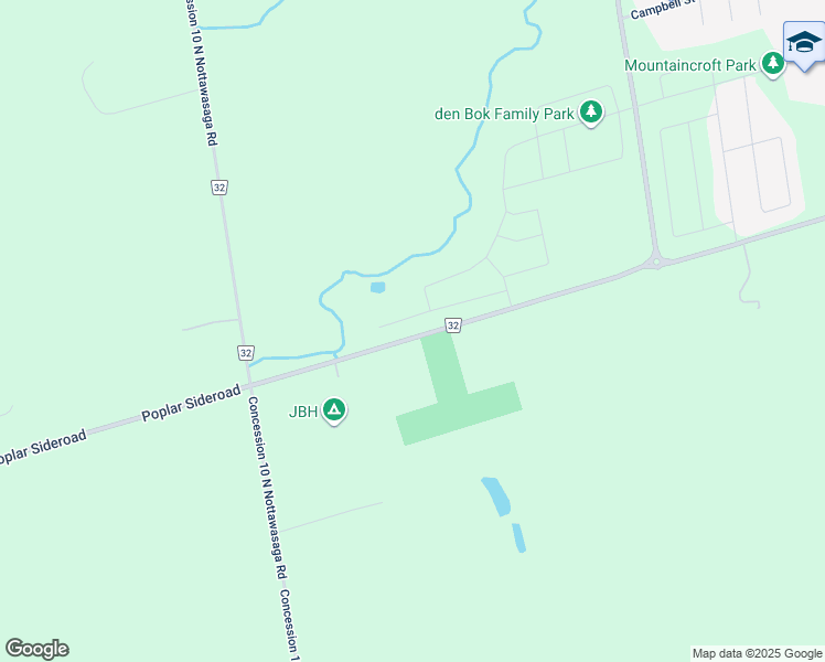 map of restaurants, bars, coffee shops, grocery stores, and more near 8026 County Road 32 in Collingwood