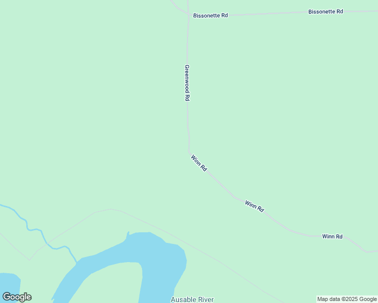map of restaurants, bars, coffee shops, grocery stores, and more near Greenwood Road in Glennie