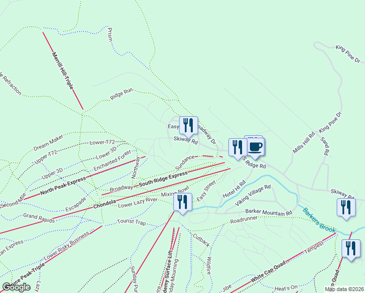 map of restaurants, bars, coffee shops, grocery stores, and more near 8 Fall Line Drive in Newry