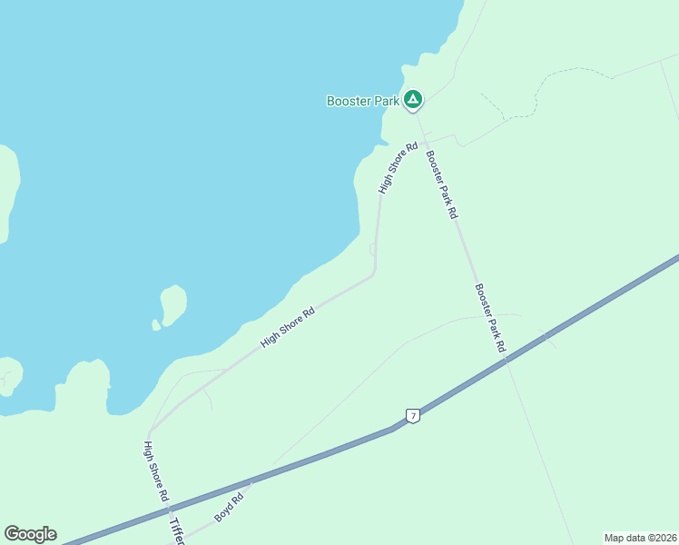 map of restaurants, bars, coffee shops, grocery stores, and more near 257 High Shore Road in Marmora
