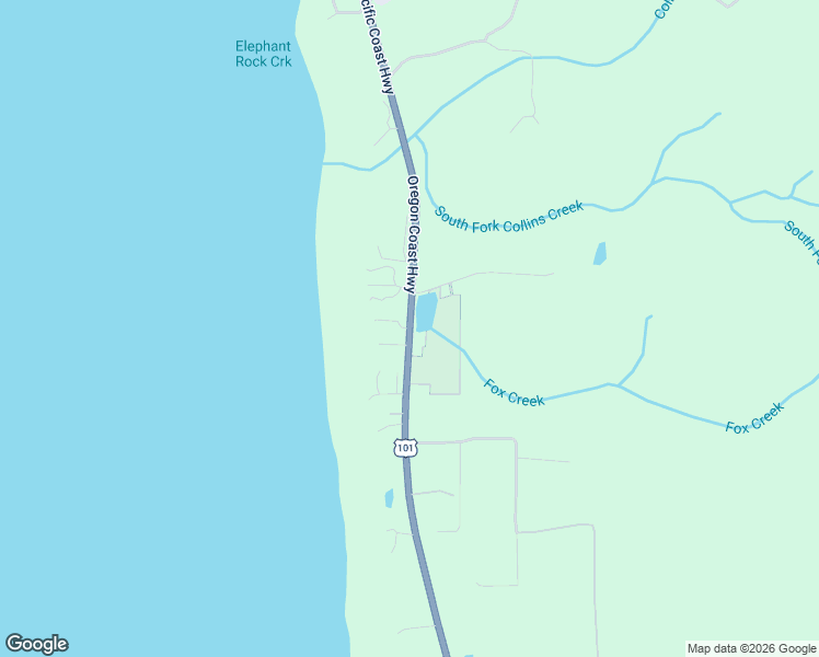 map of restaurants, bars, coffee shops, grocery stores, and more near 6986 Northwest Pacific Coast Highway in Seal Rock