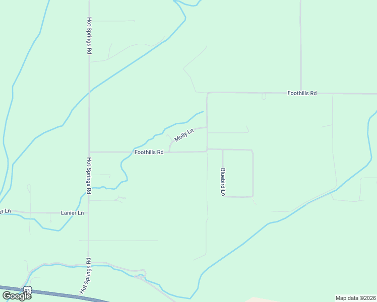 map of restaurants, bars, coffee shops, grocery stores, and more near Upper Hot Springs Road in Challis