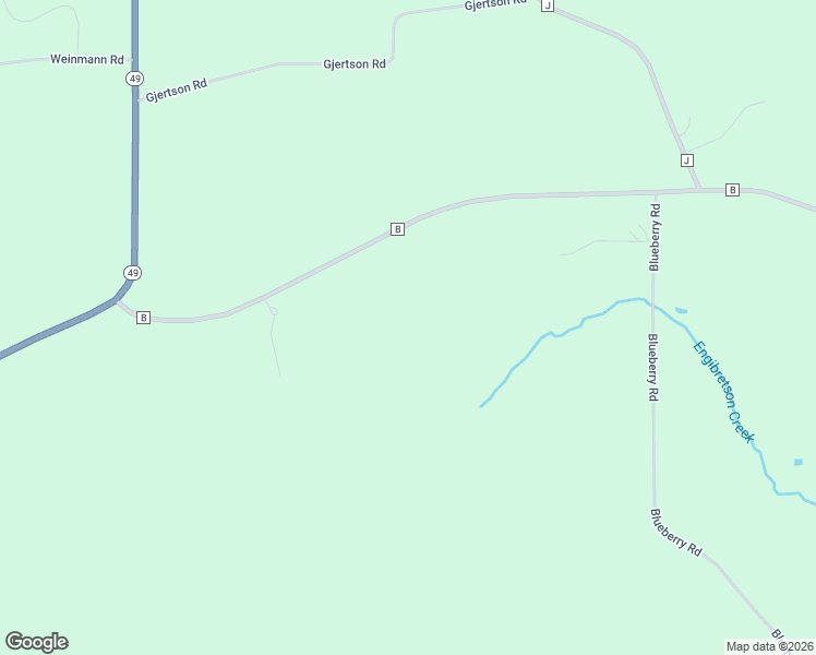 map of restaurants, bars, coffee shops, grocery stores, and more near E2299 County Road B in Scandinavia