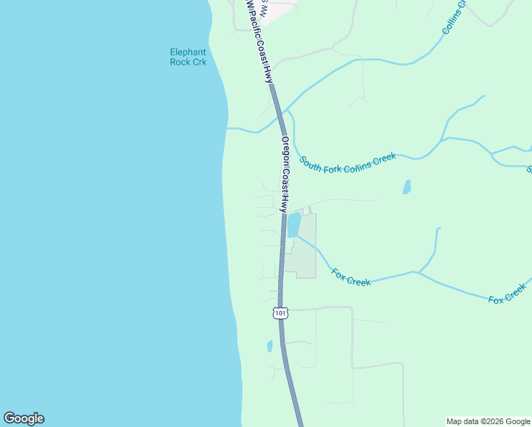 map of restaurants, bars, coffee shops, grocery stores, and more near 6990-7086 Northwest Pacific Coast Highway in Lincoln