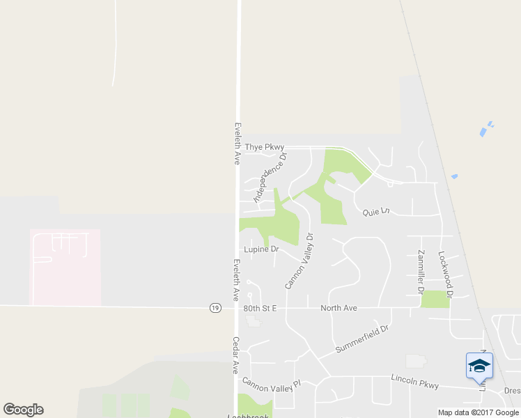 map of restaurants, bars, coffee shops, grocery stores, and more near 1421 Blue Flag Court in Northfield