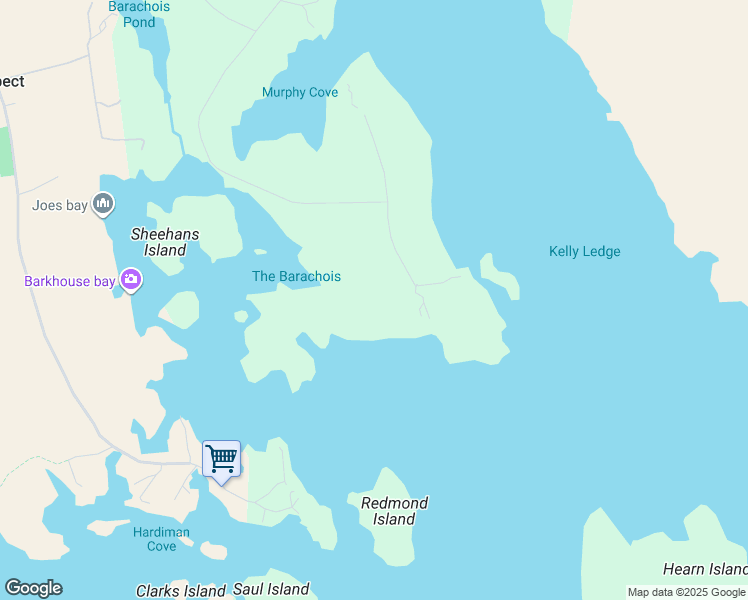 map of restaurants, bars, coffee shops, grocery stores, and more near 180 Noonan Drive in Prospect Bay