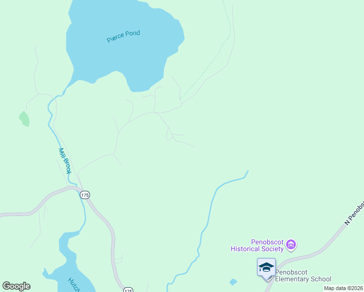 map of restaurants, bars, coffee shops, grocery stores, and more near 38 Jenkins Road in Penobscot