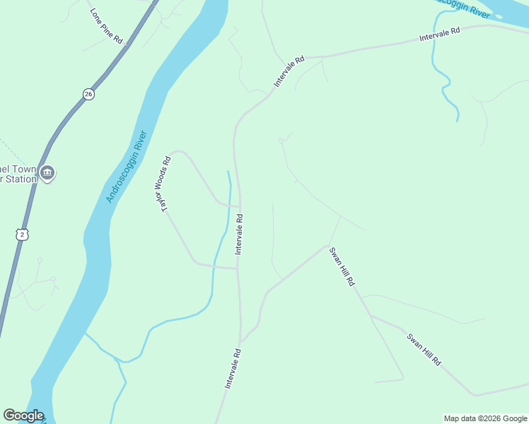 map of restaurants, bars, coffee shops, grocery stores, and more near 1874 Intervale Road in Bethel
