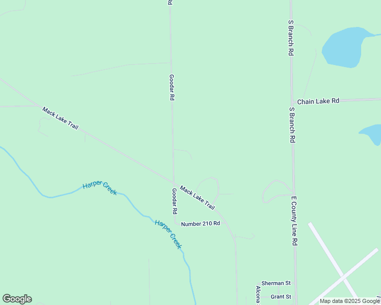 map of restaurants, bars, coffee shops, grocery stores, and more near 5542-5598 Goodar Road in South Branch