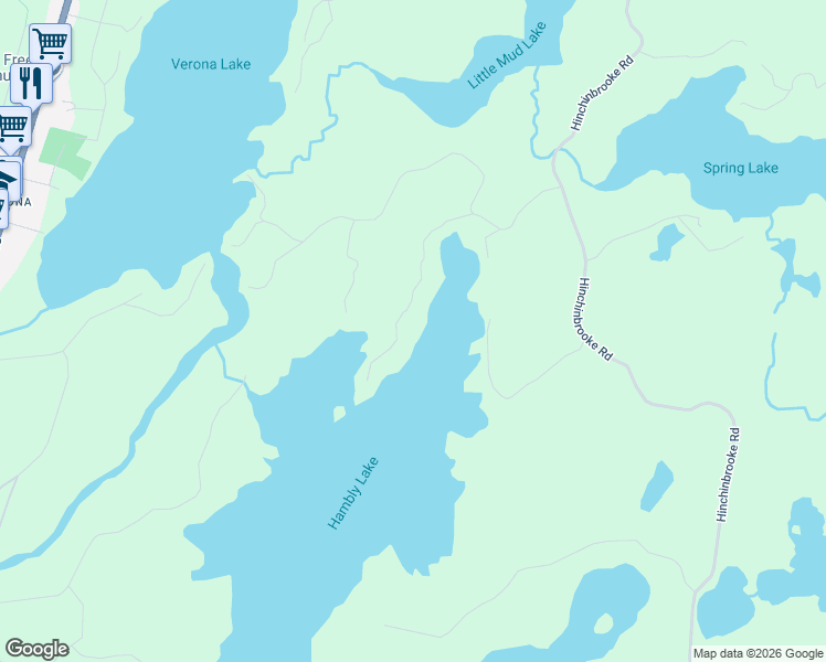 map of restaurants, bars, coffee shops, grocery stores, and more near 2097 Hambly Lane in Hartington