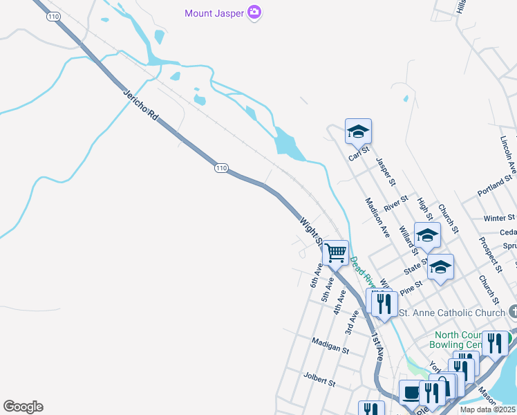 map of restaurants, bars, coffee shops, grocery stores, and more near 313 Wight Street in Berlin