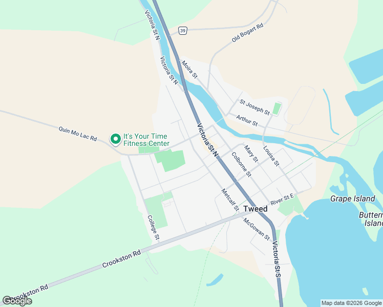 map of restaurants, bars, coffee shops, grocery stores, and more near 342 Metcalf Street in Tweed