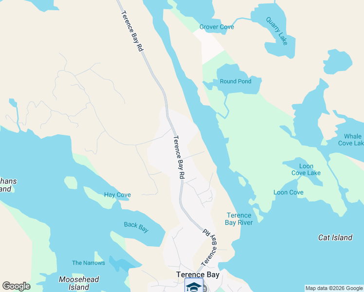 map of restaurants, bars, coffee shops, grocery stores, and more near 1454 Terence Bay Road in Terence Bay