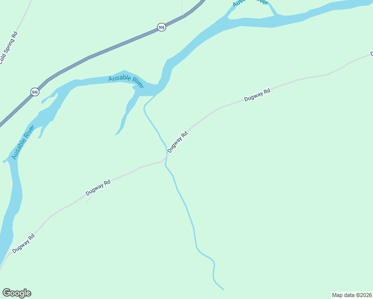 map of restaurants, bars, coffee shops, grocery stores, and more near 600 Dugway Road in Keeseville