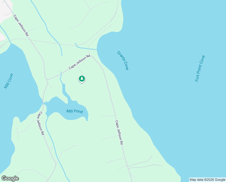 map of restaurants, bars, coffee shops, grocery stores, and more near 1159 Cape Jellison Road in Stockton Springs