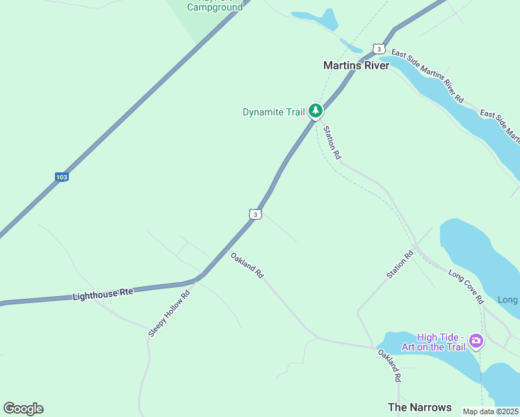 map of restaurants, bars, coffee shops, grocery stores, and more near 7651 Nova Scotia Trunk 3 in Mahone Bay