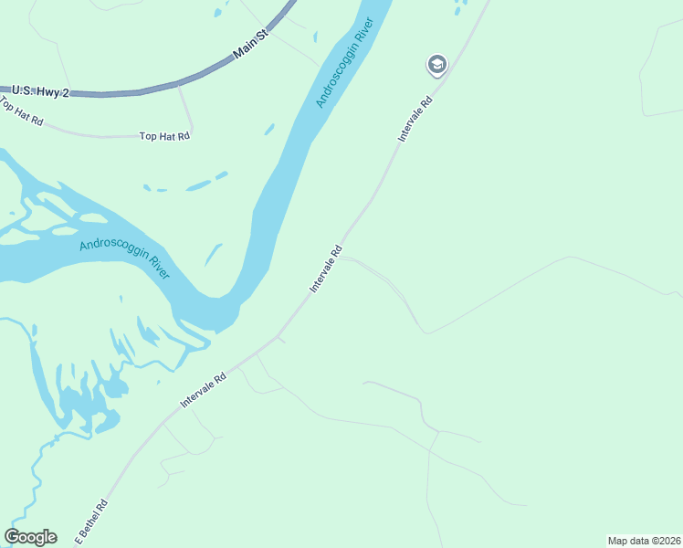 map of restaurants, bars, coffee shops, grocery stores, and more near Adamson Road in Bethel
