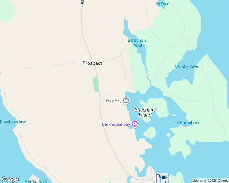 map of restaurants, bars, coffee shops, grocery stores, and more near 1330 Prospect Bay Road in Prospect