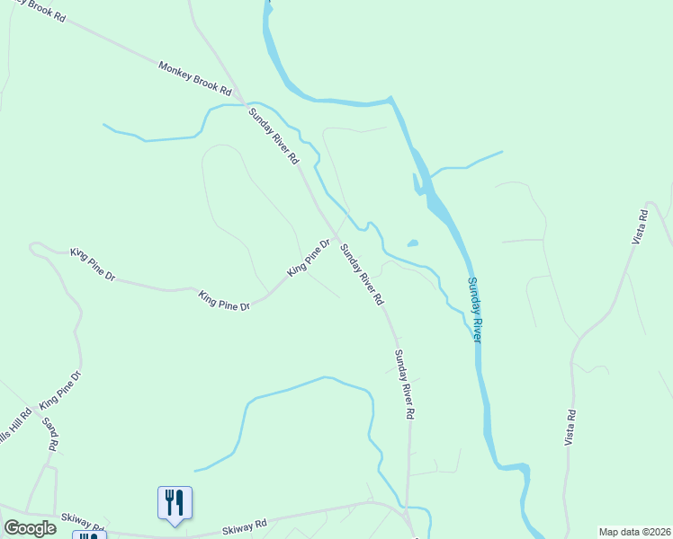 map of restaurants, bars, coffee shops, grocery stores, and more near 23 Evergreen Lane in Newry