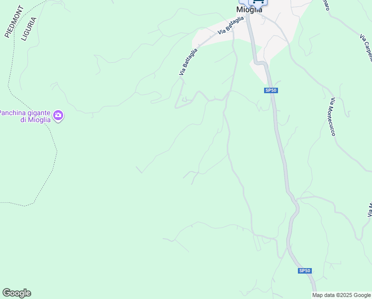 map of restaurants, bars, coffee shops, grocery stores, and more near 24 Via Giaccheri in Provincia di Savona