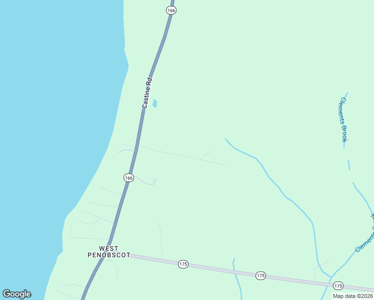 map of restaurants, bars, coffee shops, grocery stores, and more near New Homestead Road in Penobscot