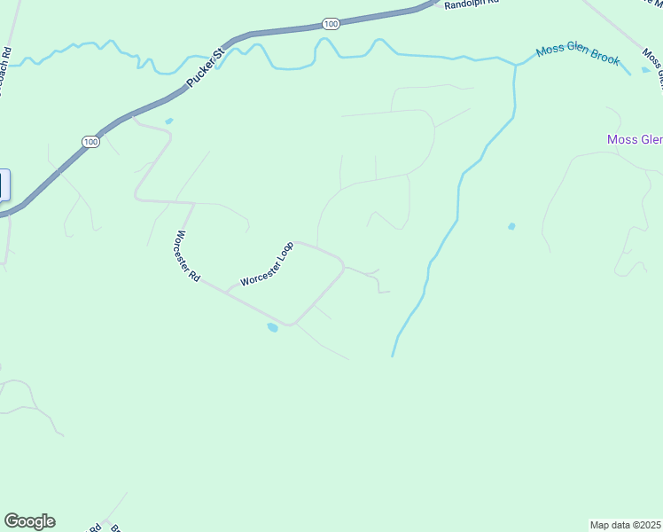 map of restaurants, bars, coffee shops, grocery stores, and more near 611 Worcester Loop in Stowe