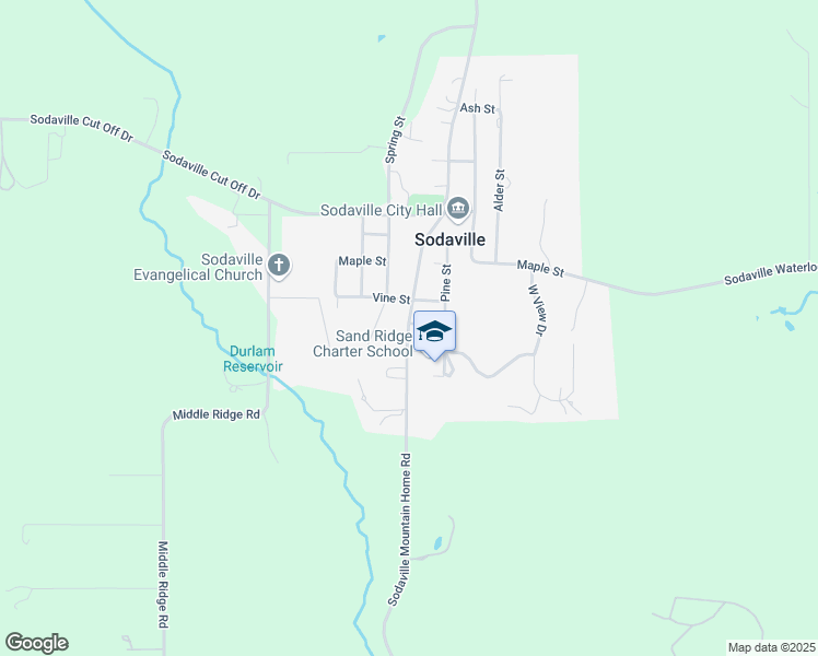map of restaurants, bars, coffee shops, grocery stores, and more near 30581 Sodaville Mountain Home Road in Lebanon