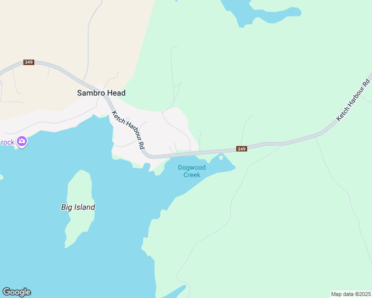 map of restaurants, bars, coffee shops, grocery stores, and more near 1397 Ketch Harbour Road in Sambro Head
