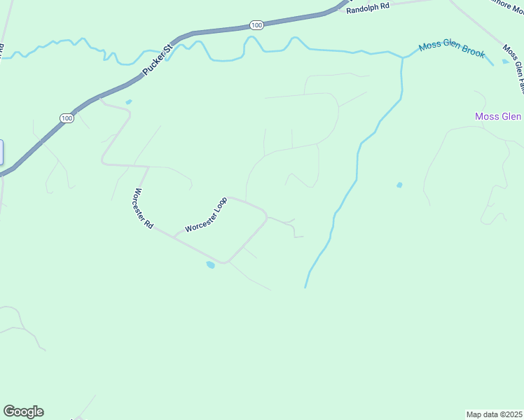 map of restaurants, bars, coffee shops, grocery stores, and more near 611 Worcester Loop in Stowe