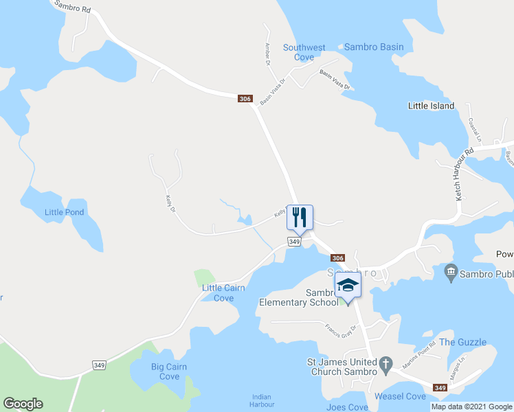 map of restaurants, bars, coffee shops, grocery stores, and more near 11 Kelly Drive in Williamswood