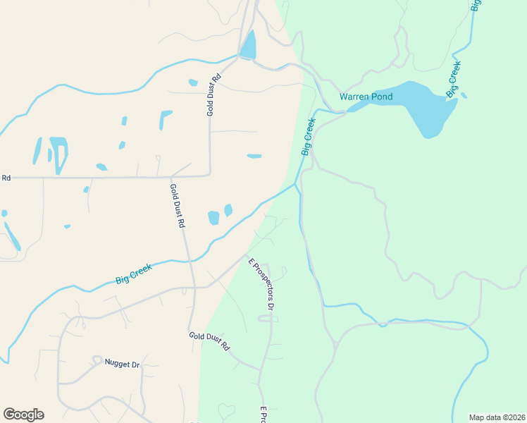 map of restaurants, bars, coffee shops, grocery stores, and more near 25 Miners Court in Cascade