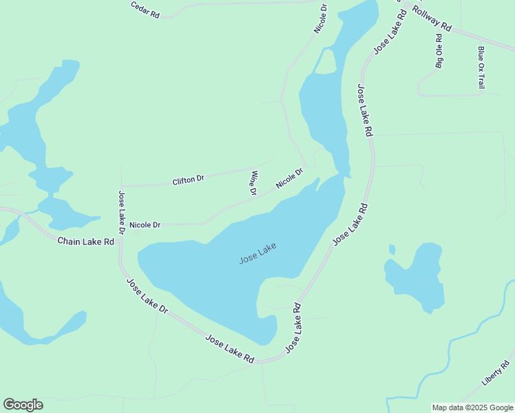 map of restaurants, bars, coffee shops, grocery stores, and more near 7705 Nicole Drive in South Branch