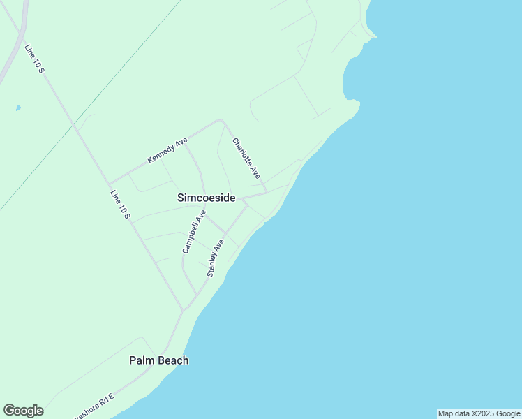 map of restaurants, bars, coffee shops, grocery stores, and more near 9 Simcoeside Avenue in Hawkestone