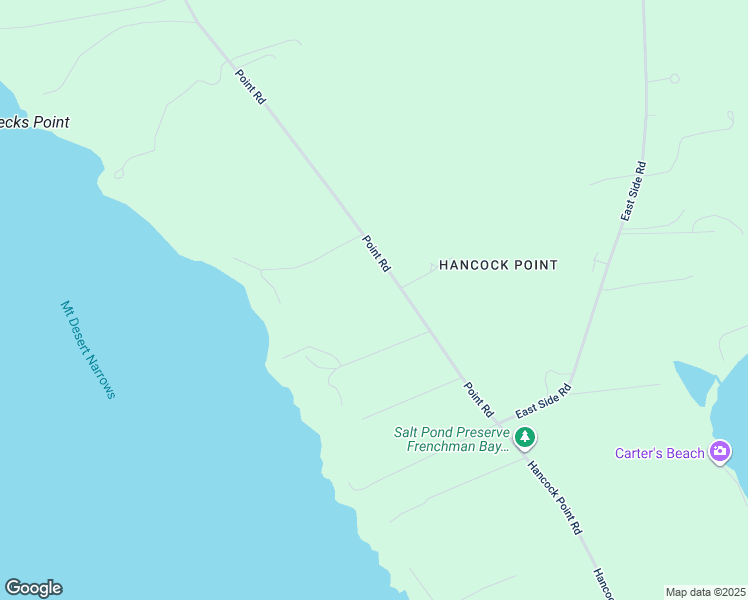 map of restaurants, bars, coffee shops, grocery stores, and more near 717 Point Road in Hancock